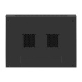 Шкаф телекоммуникационный 19" настенный 9U ExeGate EC-WM-9U.450.M.BLACK (19”, 9U, 600x450x500mm (ШхГхВ), передняя дверь металл, съемные боковые панели, пыле- и влагозащита IP23, черный RAL 9004) EX298619RUS
