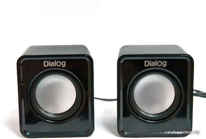 Колонки  Dialog Colibri AC-02UP BLACK {акустические 2.0, 5W RMS, питание от USB}