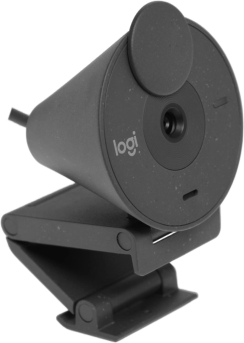 Web-камера Logitech HD Webcam Brio 300,  черный/черный [960-001438]