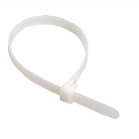 Стяжка кабельная нейлоновая 2.5х100 мм IEK UHH31-D025-100-100 белая 100 шт.