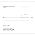 Сверло по металлу (10 шт; 1х12х34 мм; Р6М5) Gigant GT-0002