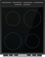 Электрическая плита Gorenje GEC5C41SG, стеклокерамика, без крышки, серый
