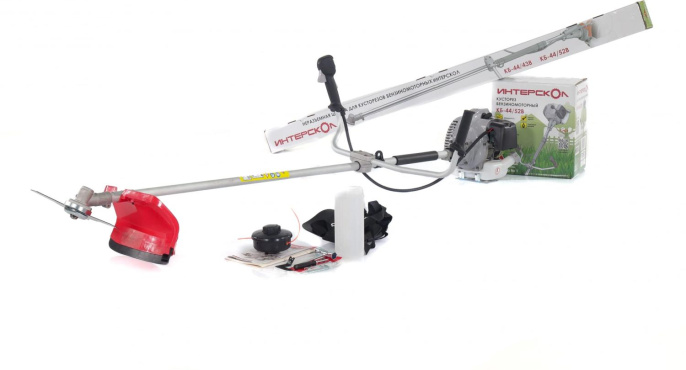 Триммер бензиновый Интерскол КБ-44/52В 2.2л.с. неразбор.штан. реж.эл.:леска/нож 897.0.0.40