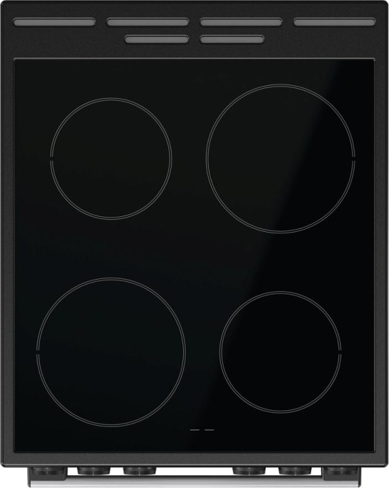 Электрическая плита Gorenje GEC5C41SG, стеклокерамика, без крышки, серый