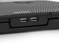 Подставка для ноутбука Buro BU-LCP150-B213, 15", 335х265х22 мм, 1хUSB, вентиляторы 2 х 140 мм, 480г, черный
