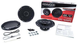 Колонки автомобильные Kenwood KFC-PS1696 320Вт 88дБ 4Ом 16.5см 6 1/2дюйм ком.:2кол. коаксиальные двухполосные
