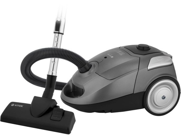 Пылесос Vitek VT-1828, 1600Вт, серый