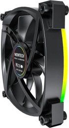 Вентилятор MONTECH AX120 120мм, 4-pin, 1600об/мин, 27 дБ, ARGB, черный, Ret [ax120 pwm black]