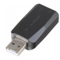 Адаптер для наушников с микрофоном (внешняя звуковая карта USB) ExeGate <EX-AU-01N> (USB, 2 x jack 3.5 mm) EX294787RUS