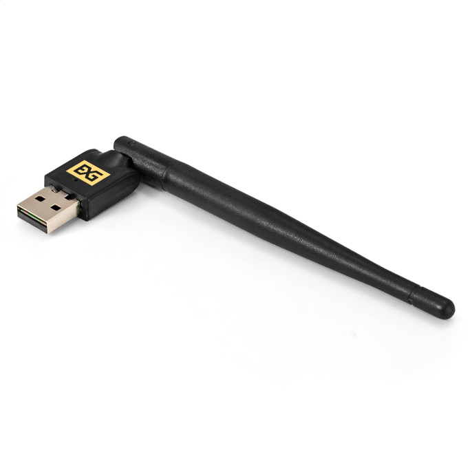 Сетевой адаптер Wi-Fi 4 ExeGate ETL-WN722N-2 (Беспроводной USB адаптер, Wi-Fi N (b/g/n), чипсет Realtek8188, до 150 Мбит/с на 2,4 ГГц, внешняя 4dBi антенна, USB 2.0) EX299445RUS