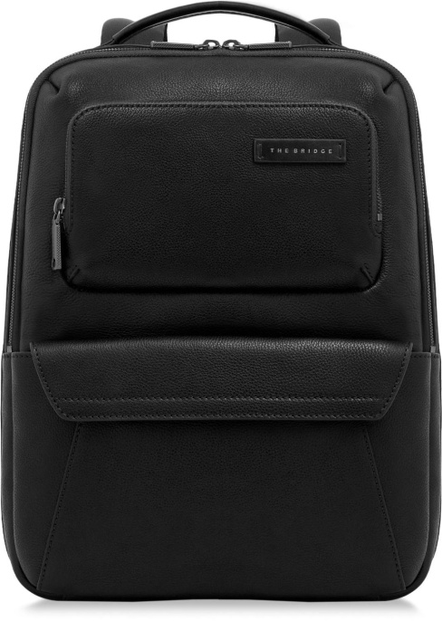 Рюкзак мужской The Bridge Ludovico 063116LZ/7R черный натур.кожа