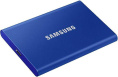 Внешний накопитель Samsung T7 2TB MU-PC2T0H/WW (синий) USB-C, запись - 1000МБ/с, чтение - 1050МБ/с