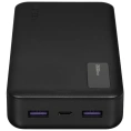 Внешний аккумулятор UGREEN PB312 95424B 20W Two-way USB-A&USB-C Fast Charging 20000mAh Power Bank CCC. Цвет: черный