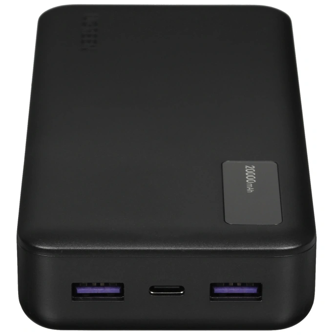 Внешний аккумулятор UGREEN PB312 95424B 20W Two-way USB-A&USB-C Fast Charging 20000mAh Power Bank CCC. Цвет: черный