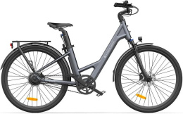 Электровелосипед ADO Electric Bicycle A28 Lite серый 28"x1,75"/500Вт/42Нм/36Вх9,6Ач/30км/ч/50км/аморт. вилка/ременной привод/IPX5/120кг