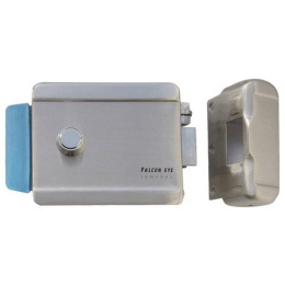 электромеханический замок Falcon Eye FE-2370 накладной , универсальный, кнопка без блокировки