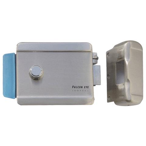электромеханический замок Falcon Eye FE-2370 накладной , универсальный, кнопка без блокировки