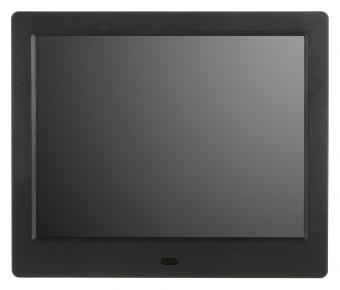 Фоторамка Digma 8" PF-843 IPS 1024x768 черный пластик ПДУ Видео (PF843BK)