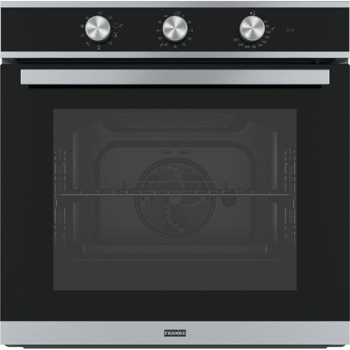 Духовой шкаф Franke FSM 82 H XS/ Best, Электрический духовой шкаф, 60 см, серия SMART, 71л, 8 функций, нержавеющая сталь/черный
