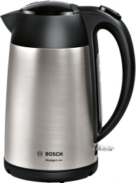 Чайник электрический Bosch TWK3P, 1.7л, нержавеющая сталь/пластик
