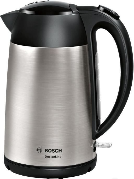 Чайник электрический Bosch TWK3P, 1.7л, нержавеющая сталь/пластик