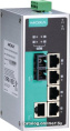 Промышленный неуправляемый коммутатор MOXA EDS-P206A-4PoE-T, 2 порта 10/100BaseT X , 4 порта PoE 10/100BaseT X , IP30, от -40 до 75°C, DIN-Rail