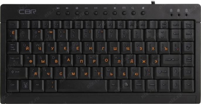 Клавиатура CBR KB-175 USB 87КЛ+10КЛ М/Мед