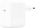 Зарядное устройство для MacBook Apple 30W USB-C Power Adapter A2164 (MY1W2ZM/A) (сетевое зарядное для телефонов/для планшетов/для ноутбуков, разъем подключения отсутствует (нужен кабель), выходная мощность 30 Вт, быстрая зарядка)