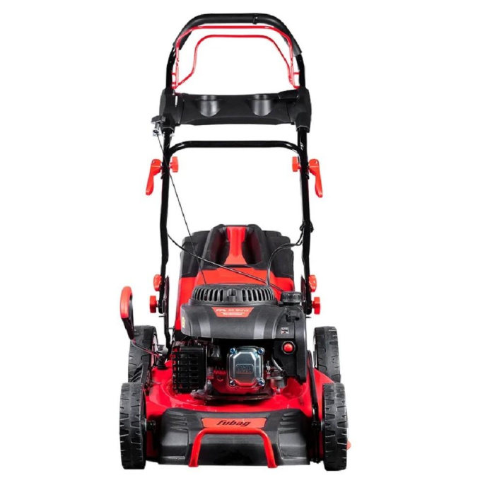 FUBAG Газонокосилка бензиновая рег. скорости и функцией вертикального хранения FPL 53 SMVF 2,8 л.с, 4 тактный самоходна, ш. скаш 53 см, в. скаш 32-71мм, Мульчирование да, сборника, л 65 [46284]
