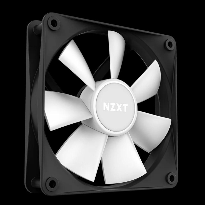Кулер для корпуса ПК/ Case Cooler NZXT F120 RGB Core Triple Pack 120x120x25mm, 4-pin PWM, RGB, 78.86CFM, 33.88dBA, 1800RPM, Black, 3pcs RF-C12TF-B1