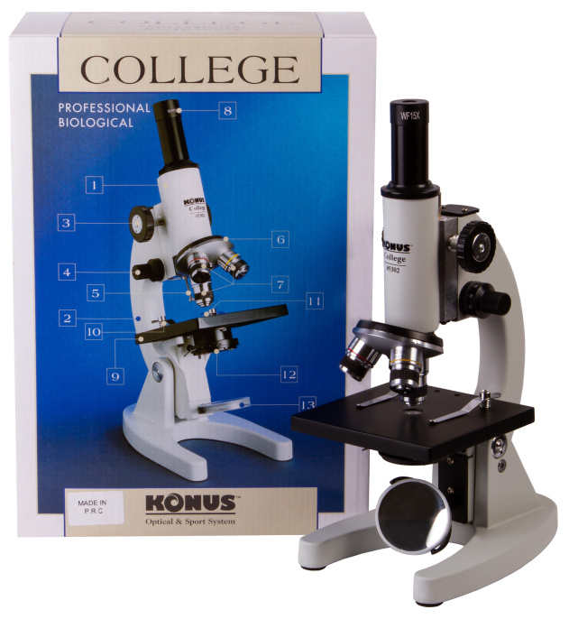 Микроскоп Konus College 600x