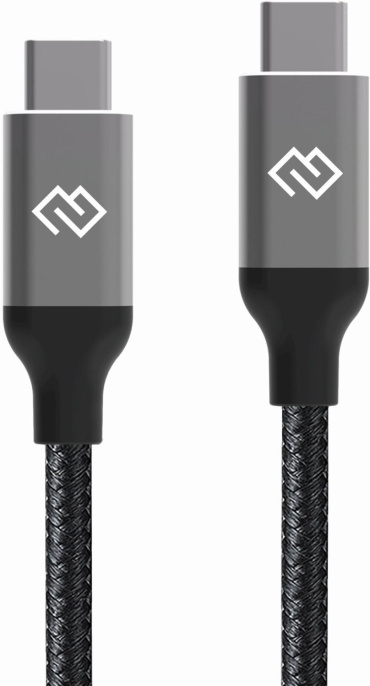 Кабель Digma D-TYPE-C-USB3.2-100W-4K-3M USB Type-C (m)-USB Type-C (m) 3м черный