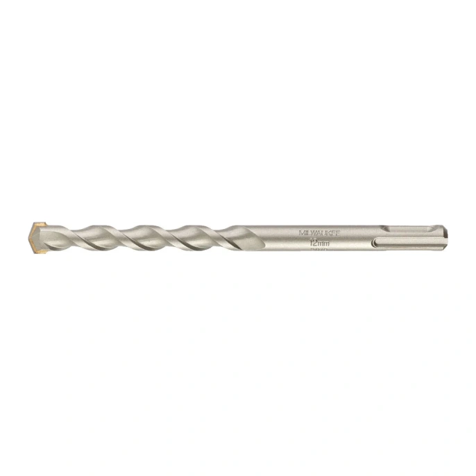 Бур Milwaukee SDS+ Contractor 12x160 (4932471236) (твердосплавный наконечник, с 2 режущими кромками, двухспиральная конструкция)