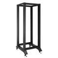 Стойка ExeGate EOR2-32U.1000.BLACK (открытая телекоммуникационная 19", 32U, двухрамная, усиленная, с роликовыми опорами, раздвижная, В1610хШ600х Г(550-790) мм, цвет черный RAL 9004) EX301163RUS
