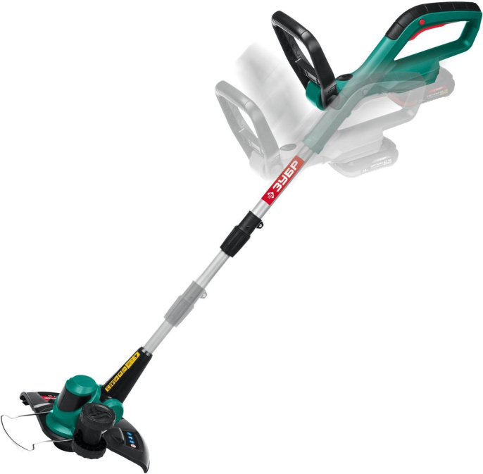 Триммер электрический Зубр ТА-185,  аккумуляторный,  18В,  без АКБ,  без ЗУ