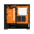 Корпус Case Fractal Design Pop Air RGB Orange Core TG Clear Tint, Midi-Tower, 3x120mm RGB, 2xUSB-A 3.2 ATX, mATX, mITX Black/Orange FD-C-POR1A-05