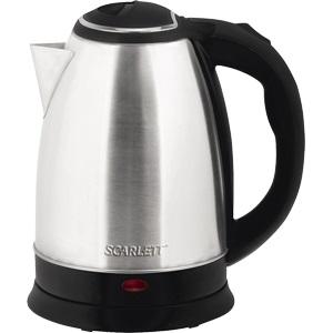 Чайник электрический Scarlett SC-EK21S26 2л. 1800Вт серебристый корпус: металл/пластик EK21S26