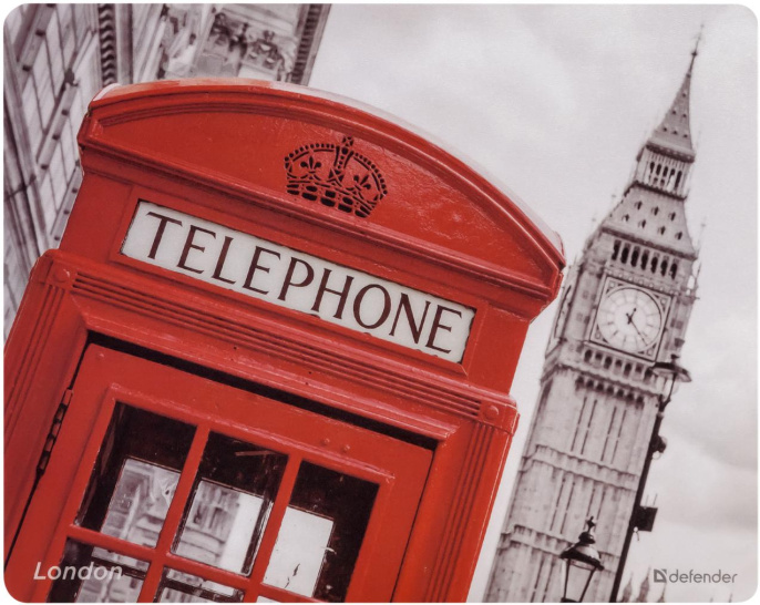 Defender Journey Коврик для компьютерной мыши 240x190x0.4 мм 6 видов 50415