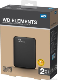 Жесткий диск WD USB3.0 2TB WDBU6Y0020BBK-WESN Elements Portable 2.5" черный