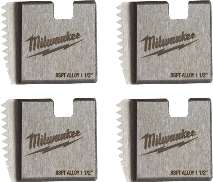 Плашка для резьбонарезного инструмента Milwaukee FPTD 1-1/2" BSPT Alloy (4932480231) (резьба: 1 1/2", сталь: легированная, тип резьбы: BSPT)