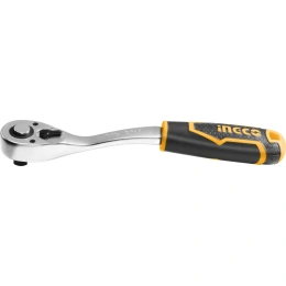 Трещоточный изогнутый ключ INGCO 1/2" INDUSTRIAL HRTH8412