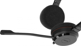 Гарнитура Jabra Evolve 20 UC Duo, для контактных центров, накладные, проводные, черный [4999-829-209]