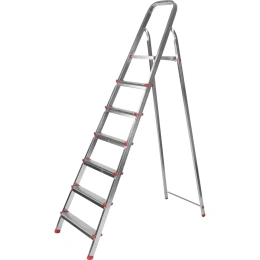 Стальная стремянка REXANT 7 ступенек, усиленный профиль 12-5057