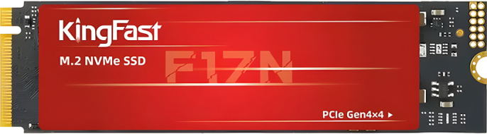 Накопитель SSD KingFast F17N 2TB (М.2, PCI Express 4.0 x4, 3D TLC NAND, скорость чтения/записи: 6434/5461MB/s)