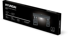 Кронштейн для телевизора Hyundai SL-X3 черный 32"-65" макс.75кг настенный фиксированный (HMS65XF075BK24)
