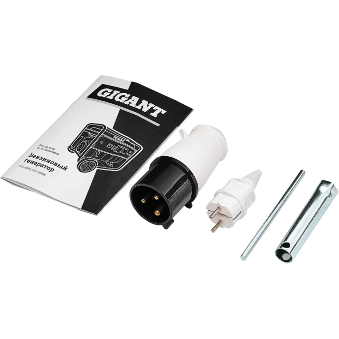 Бензиновый генератор Gigant (5,5 кВт; колёса и ручки) GGL-5500