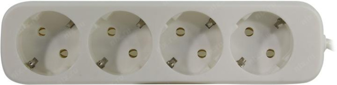 Сетевой удлинитель Defender E430, 3м, белый [99226]