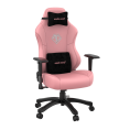 Кресло игровое Anda Seat Phantom 3, цвет розовый, размер L 90кг , материал ПВХ модель AD18