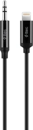 Кабель TTEC 3.5mm Aux - Lightning Sterio Premium Aux Cable. Длина: 1м. Цвет: черный