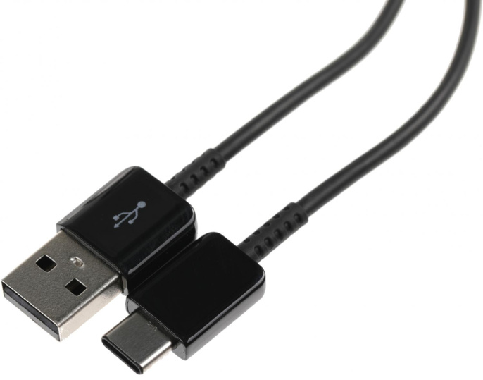 Кабель SAMSUNG EP-DG930IBRGRU,  USB Type-C (m) -  USB (m),  1.5м,  черный